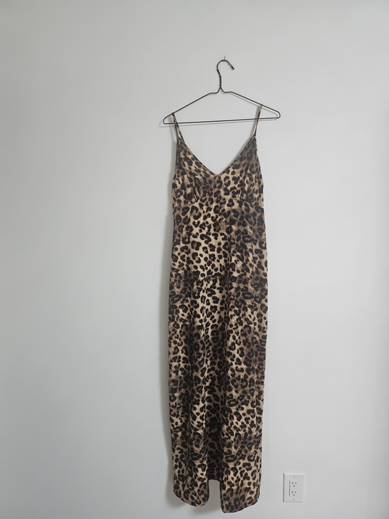 H&M Dresses & Skirts - H&M Leopard Print Maxi Slip Dress in Beige and Brown